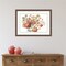 Autumn in Nature 01 on White by Lisa Audit Wood Framed Wall Art Print 30 in. W x 23 in. H